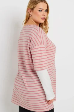 Stripe Double Layer Top