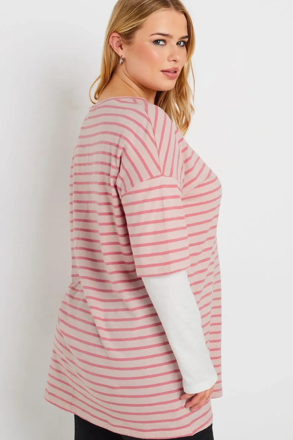 Stripe Double Layer Top