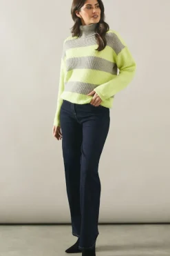 Striped Roll Neck Jumper