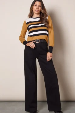 Striped Round Neck Jumper