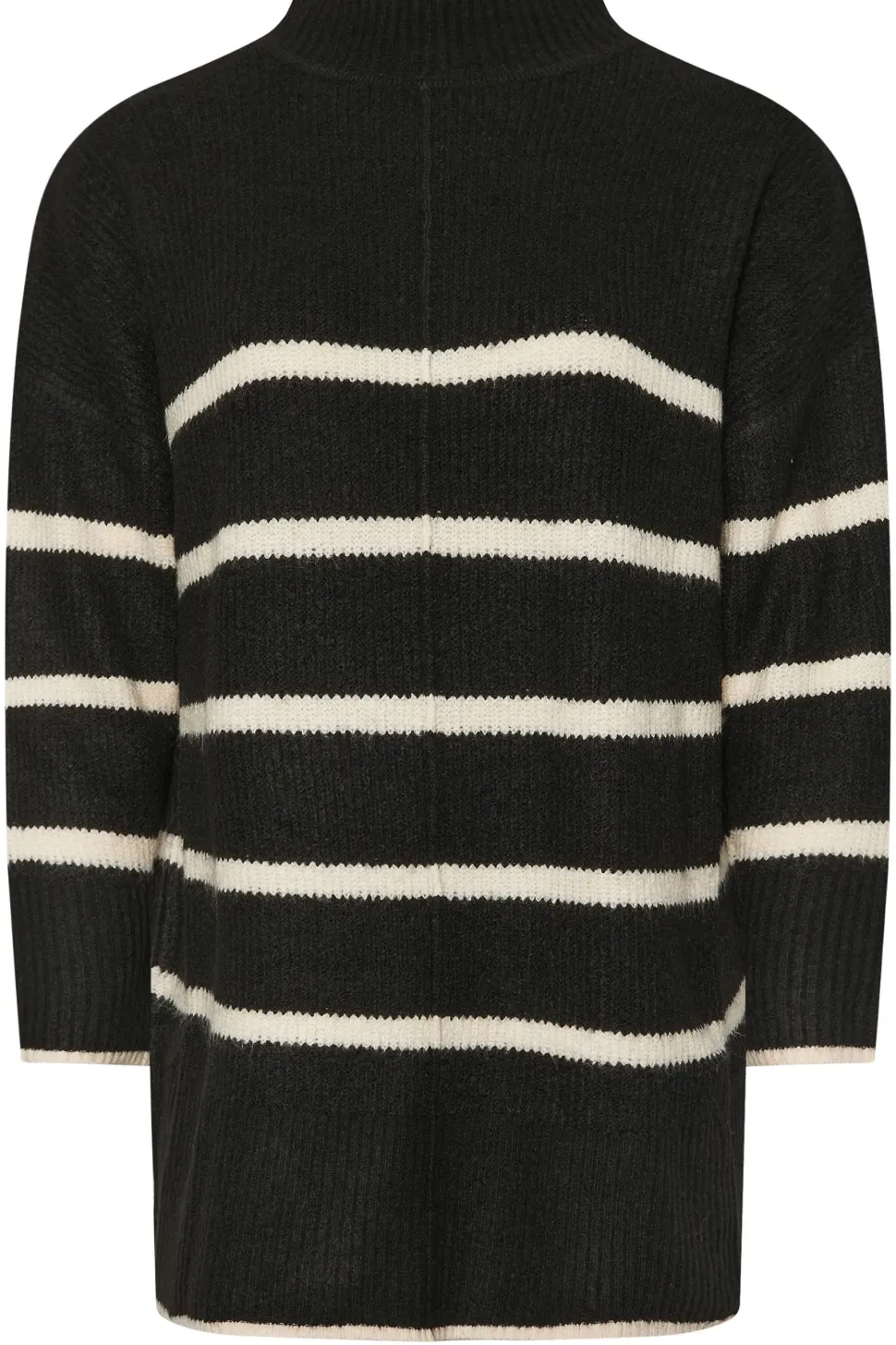 Stripe High Neck Jumper