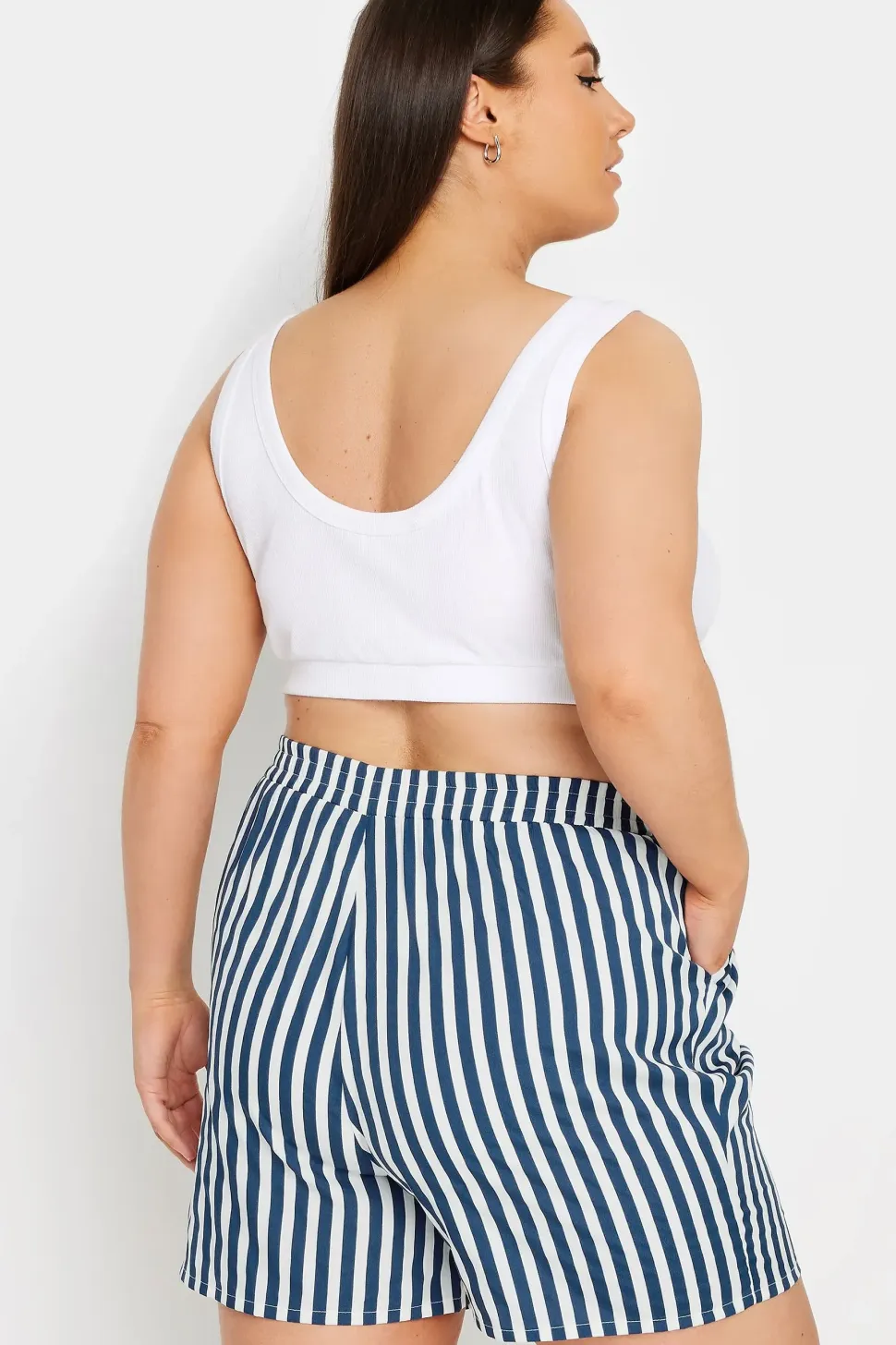 Stripe Print Shorts