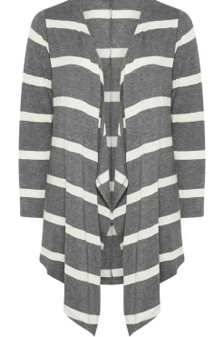 Stripe Waterfall Cardigan