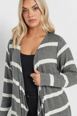 Stripe Waterfall Cardigan
