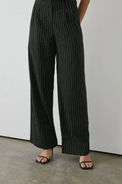 Stripe Wide Leg Trouser