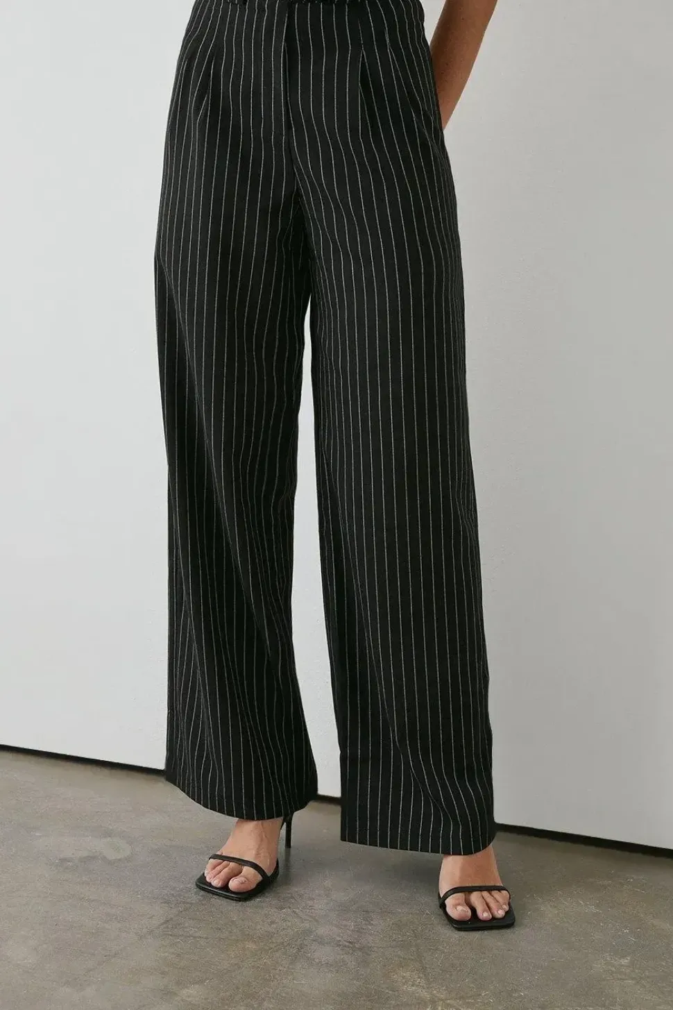 Stripe Wide Leg Trouser