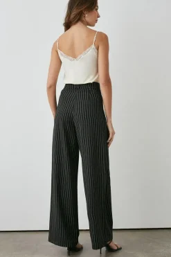 Stripe Wide Leg Trouser