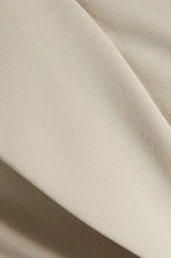 Structured Off Shoulder Mini Dress