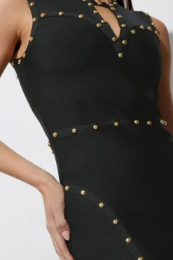 Studded Bandage Dress