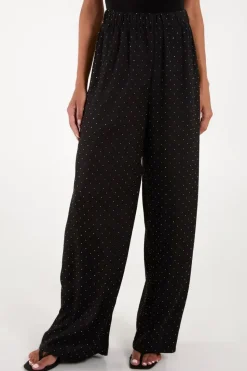 Studded High Waist Trousers