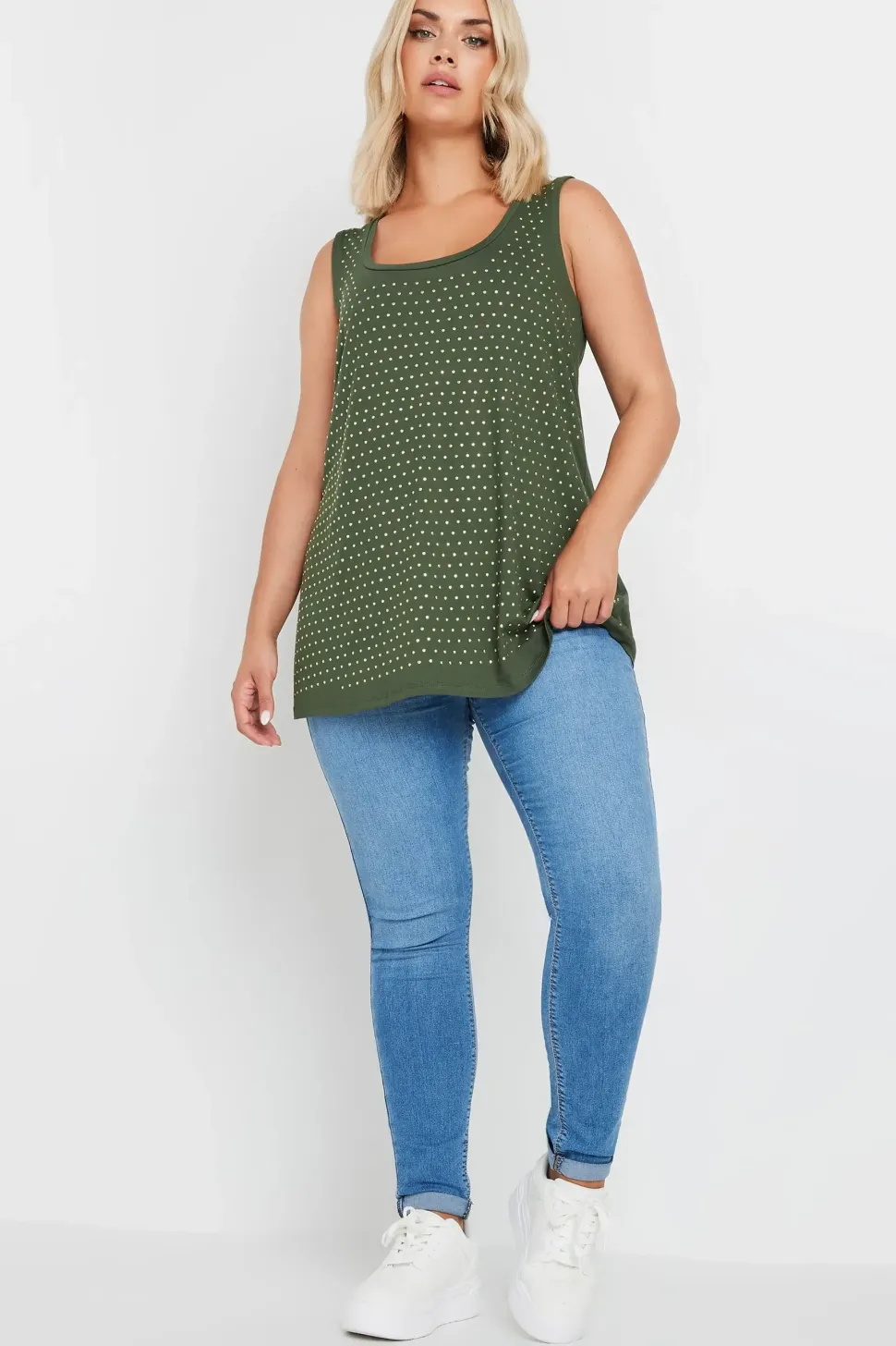 Studded Vest Top