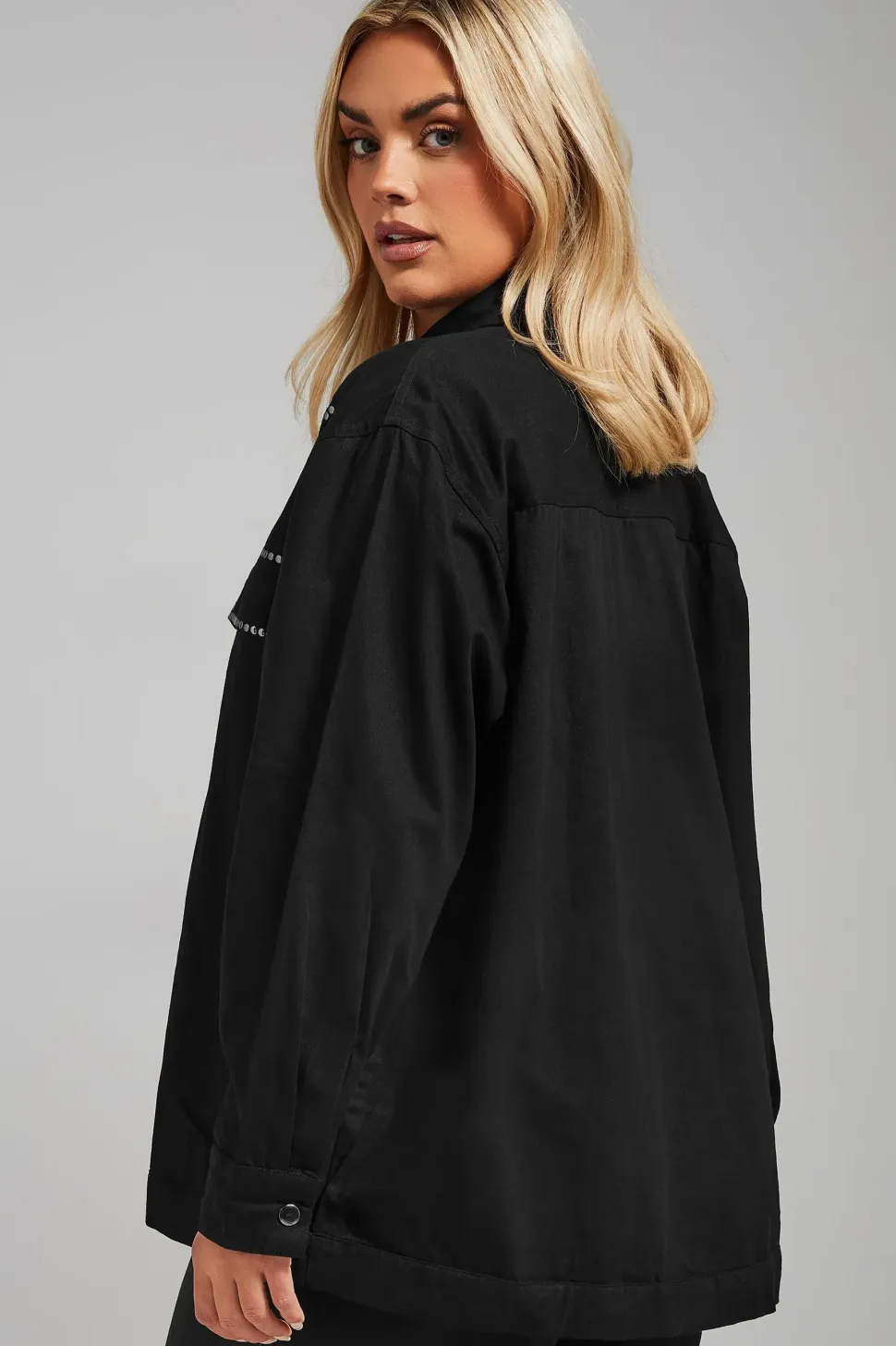 Stud Embellished Overshirt