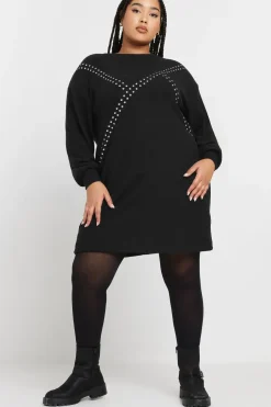Stud Jumper Dress