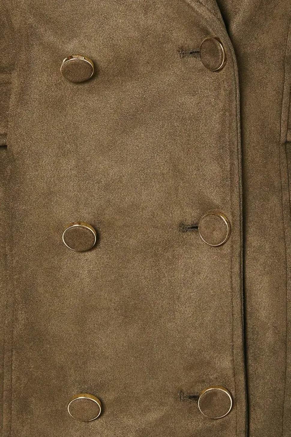 Suedette Trench Coat