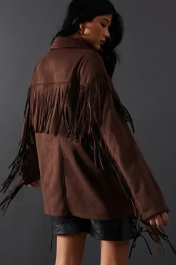 Suedette Western Fringed Jacket