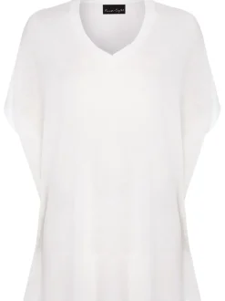 Sukie V-Neck Knit Jumper-Plain