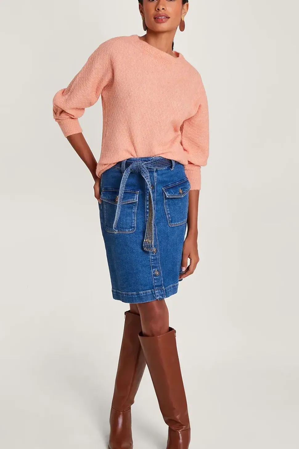 Supersoft Stitch Jumper with Recycled Polyester