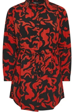 Swirl Print Tunic Shirt