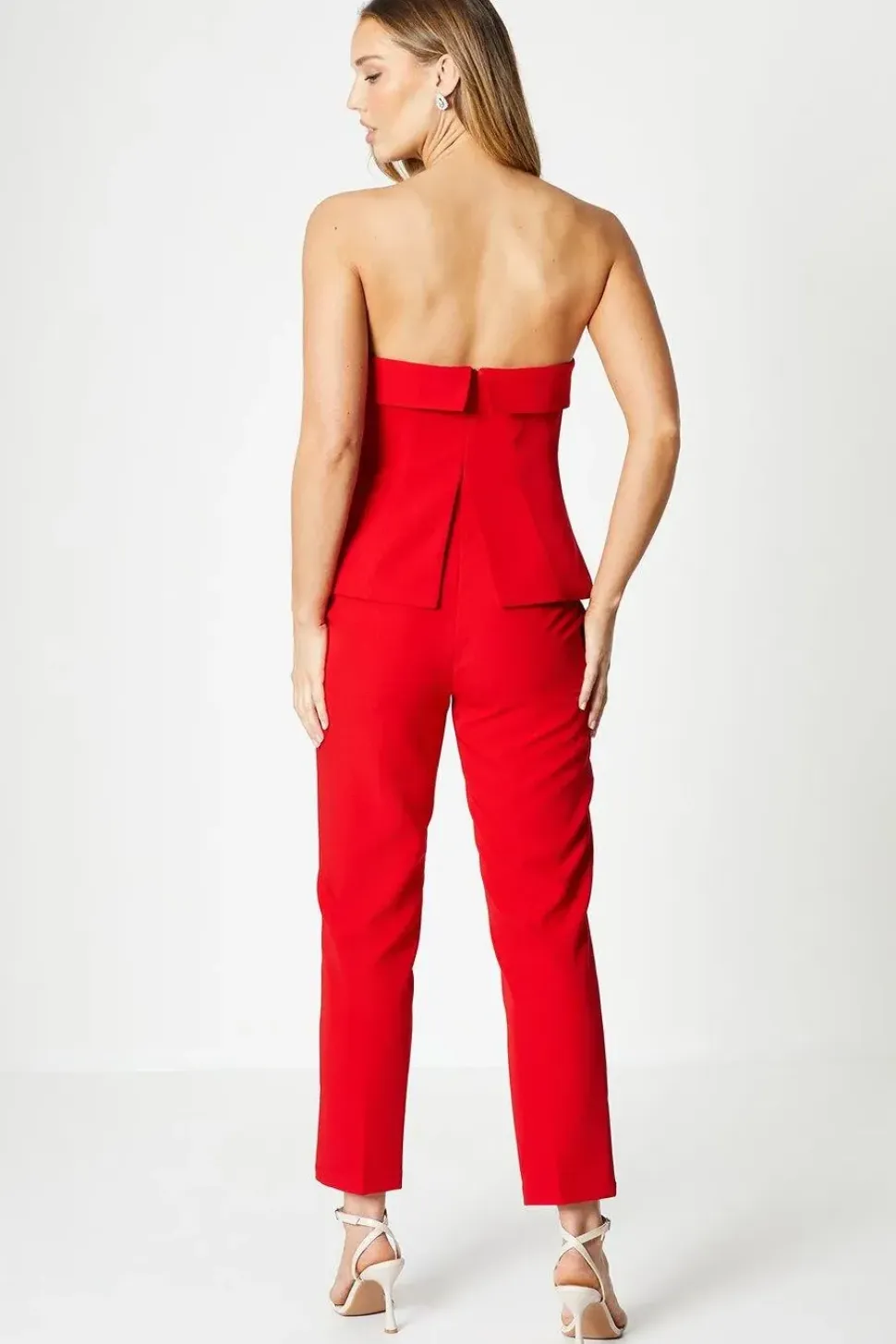 Tailored Bandeau Slim Leg Jumpsuit