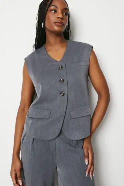 Tailored Boxy Fit Waistcoat