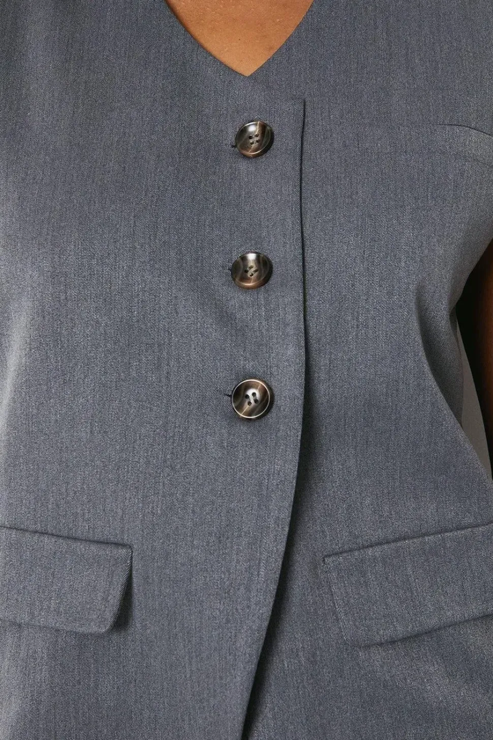 Tailored Boxy Fit Waistcoat