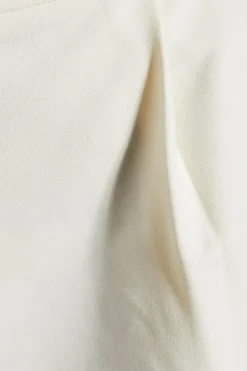 Tailored High Waist Pleat Detail Shorts