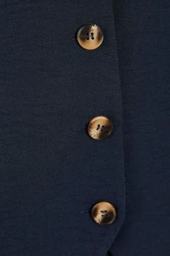 Tailored Linen Look Waistcoat