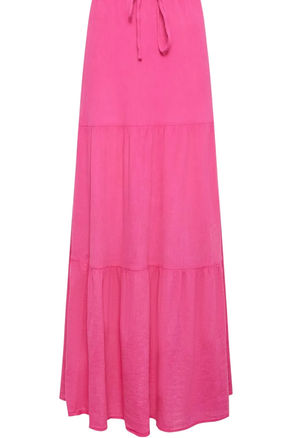 Tall Acid Wash Tiered Maxi Skirt