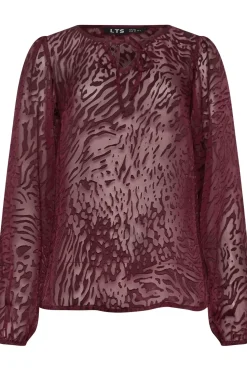 Tall Animal Burnout Blouse