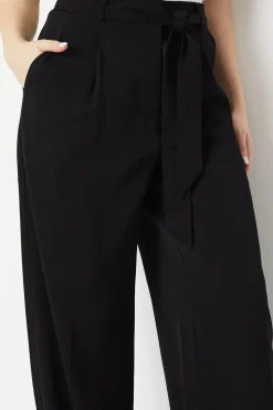 Tall Belted Wide Leg Trouser