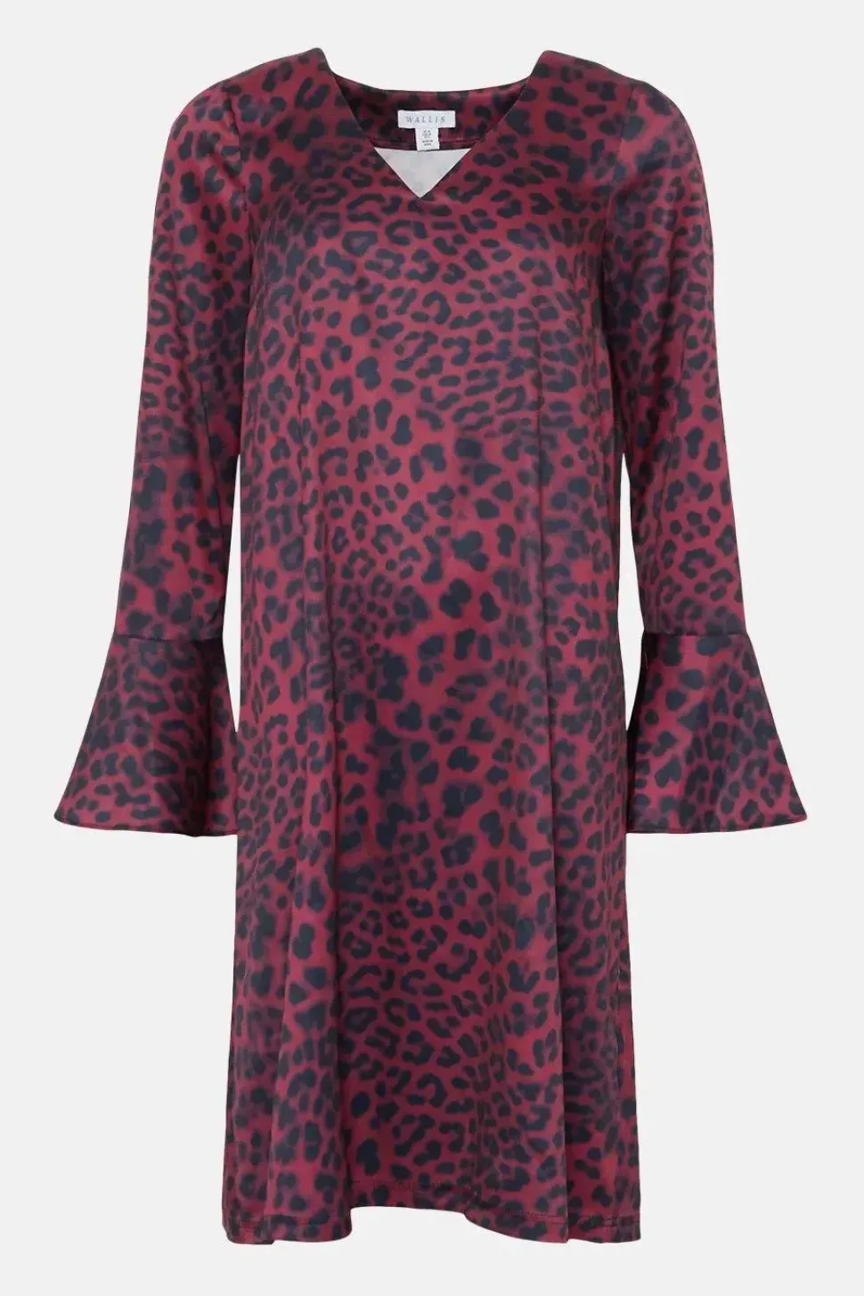 Tall Berry Leopard Shift Dress