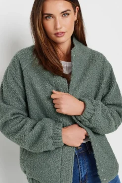 Tall Boucle Bomber Jacket