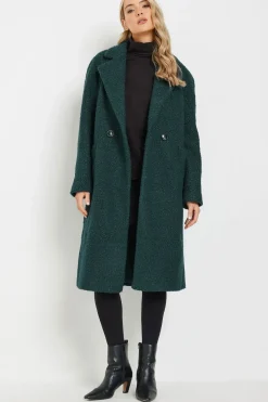Tall Boucle Wrap Midi Coat