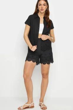 Tall Broderie Shorts