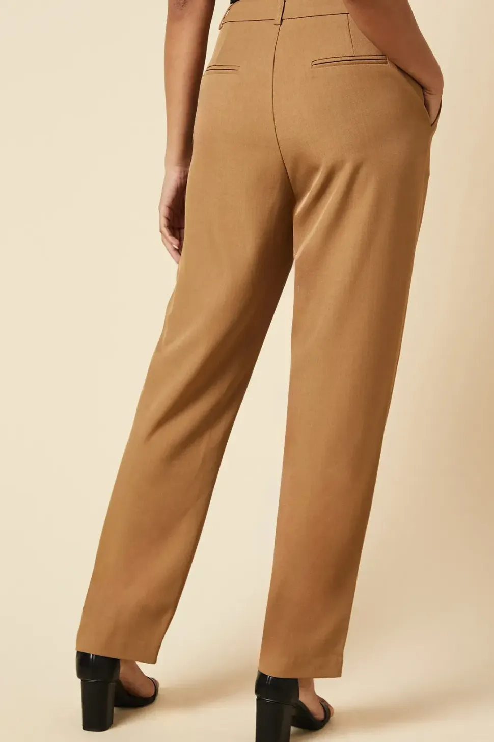 Tall Button Front Ankle Grazer Trouser
