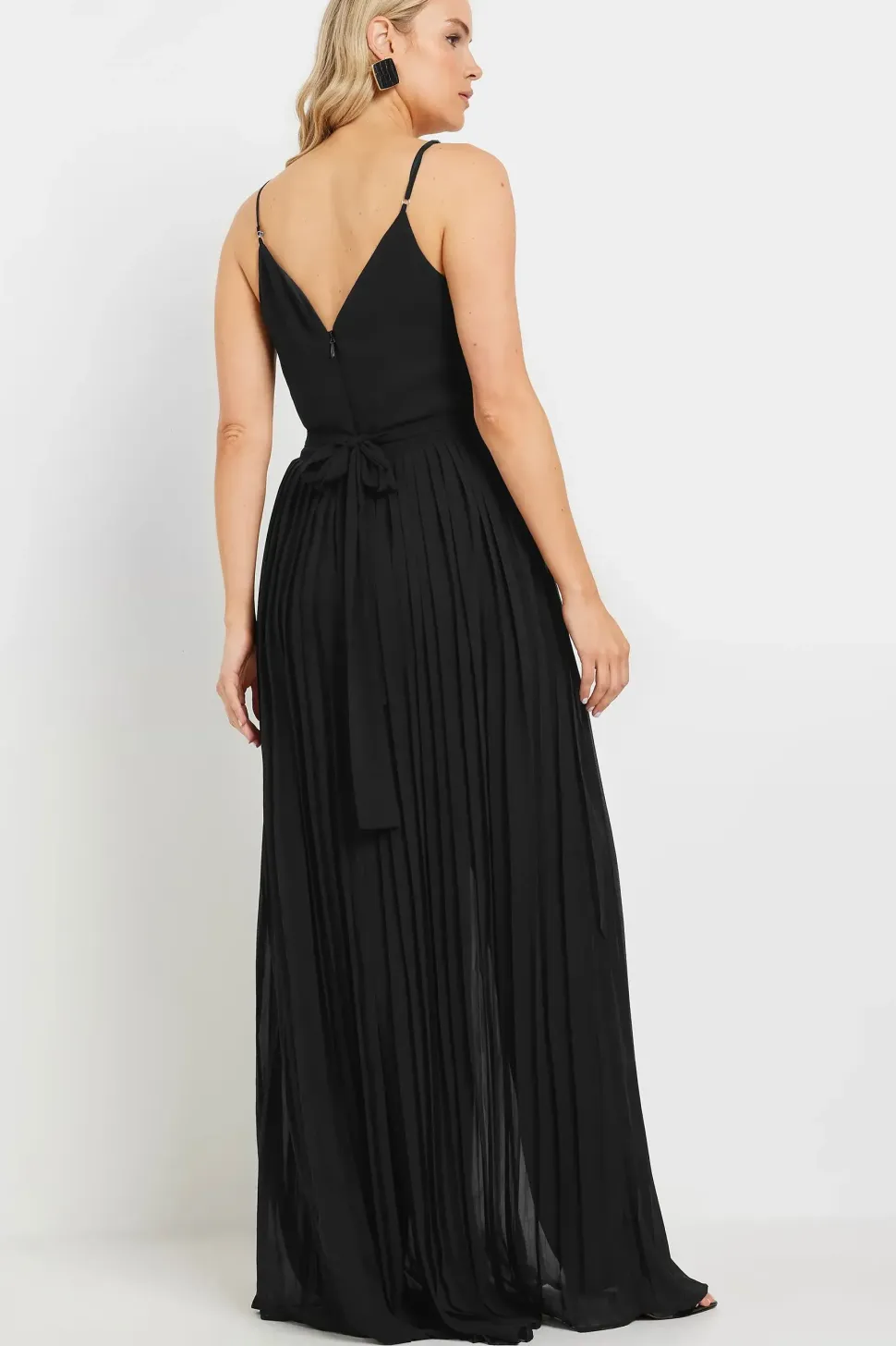 Tall Chiffon Wide Leg Jumpsuit