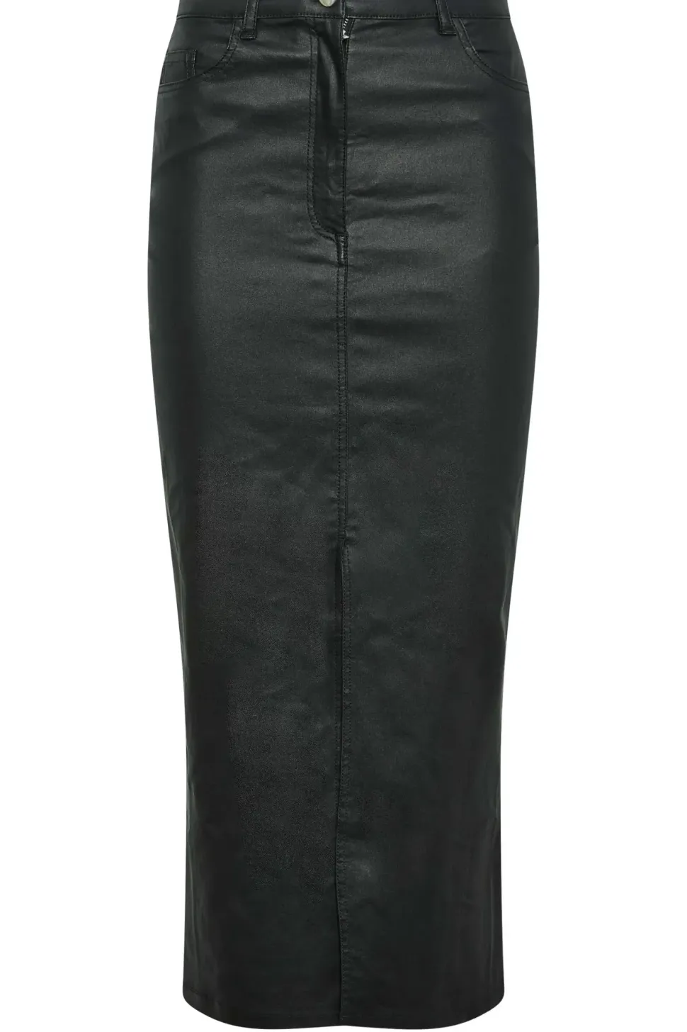 Tall Coated Midi Skirt