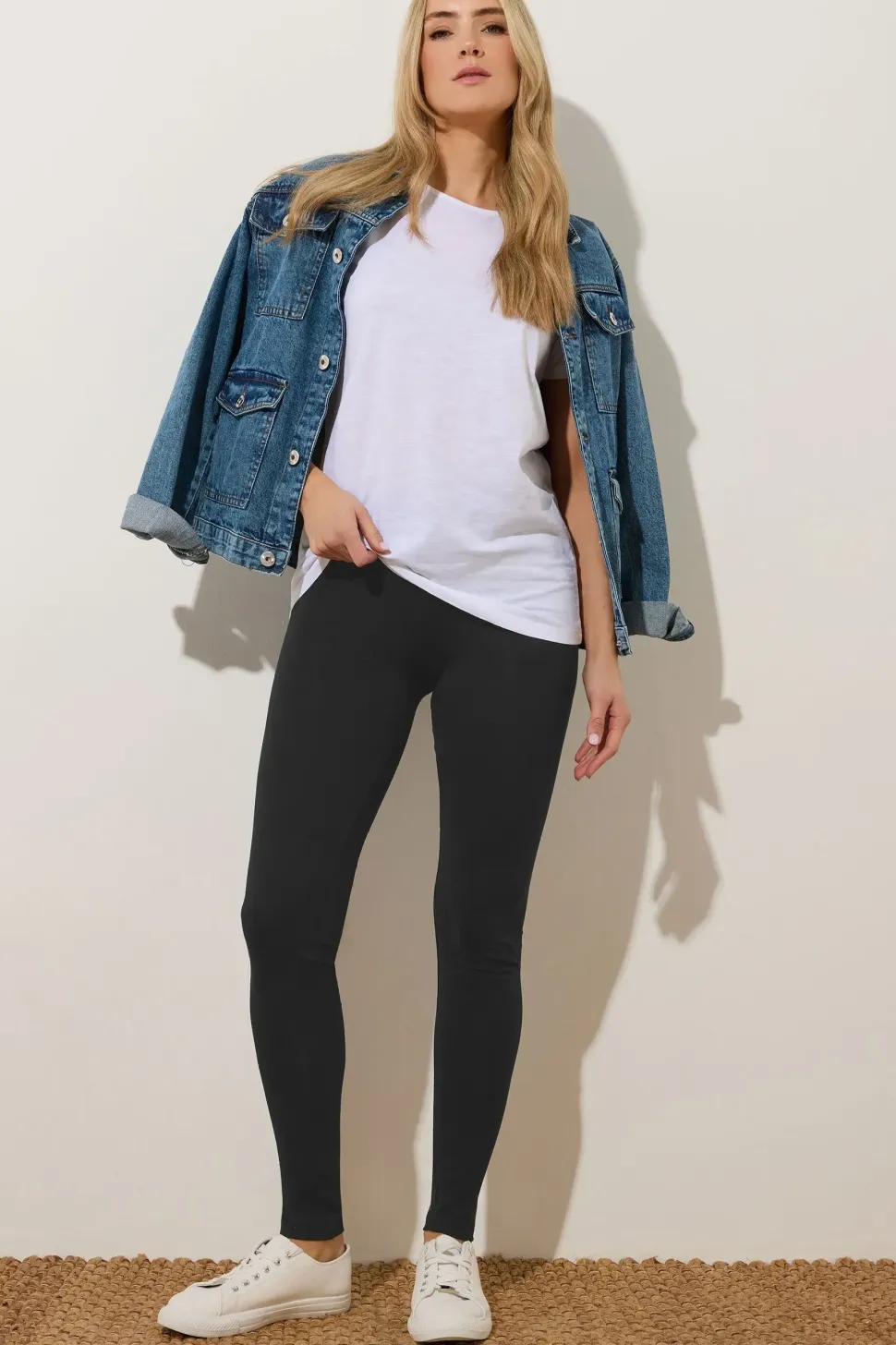 Tall Cotton Stretch Leggings