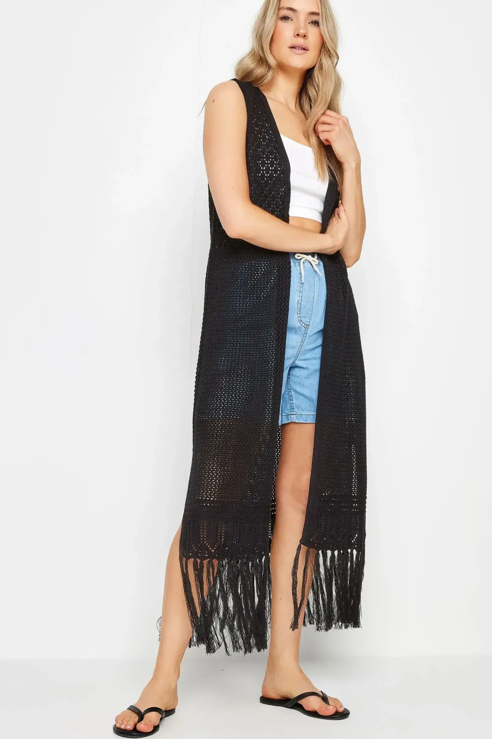 Tall Crochet Waistcoat