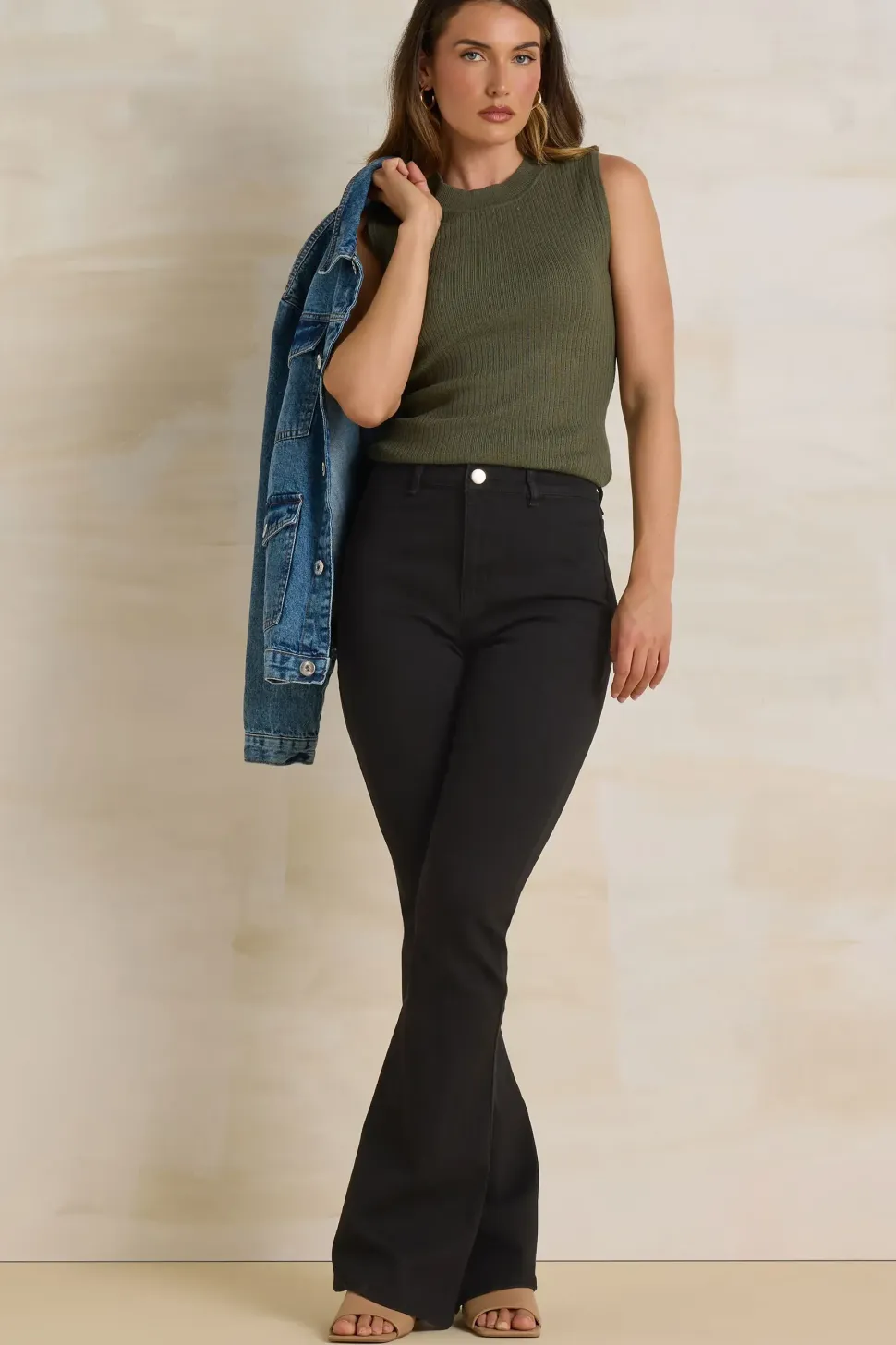 Tall Denim Flare Jeans