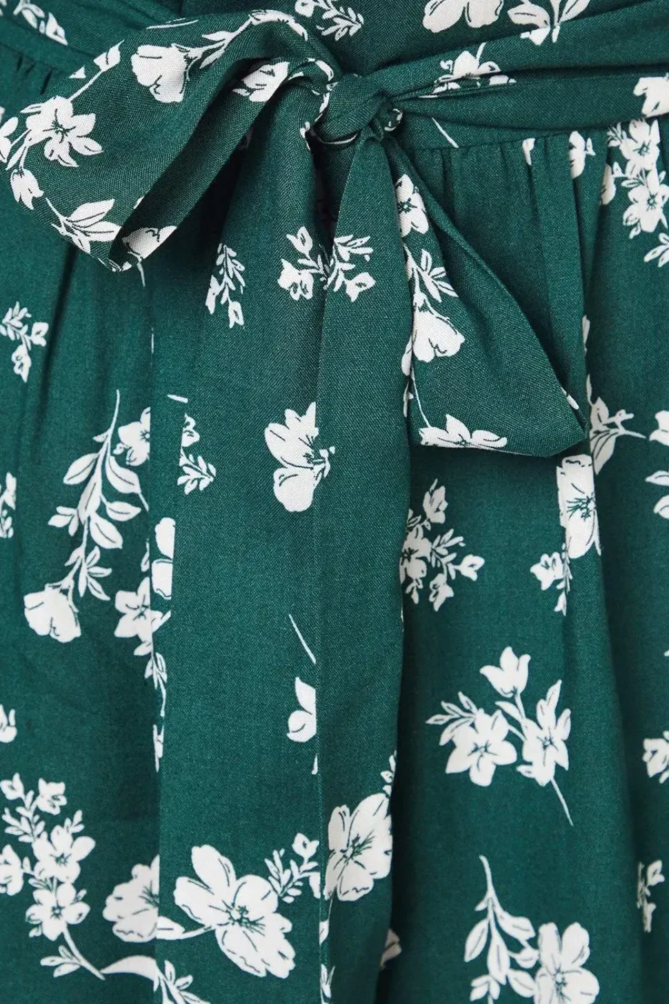 Tall Ditsy Floral Print Belted Mini Dress