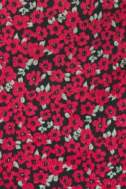 Tall Ditsy Floral Ruffle Hem Mini Dress