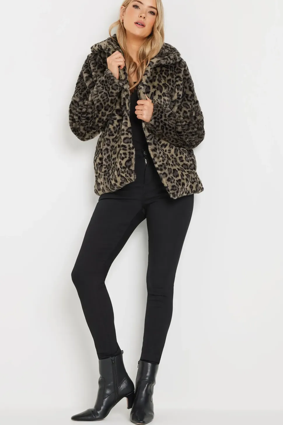 Tall Faux Fur Coat