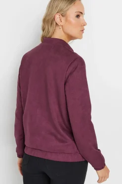 Tall Faux Suede Bomber