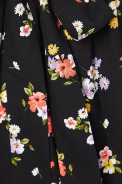 Tall Floral Print Belted Mini Dress