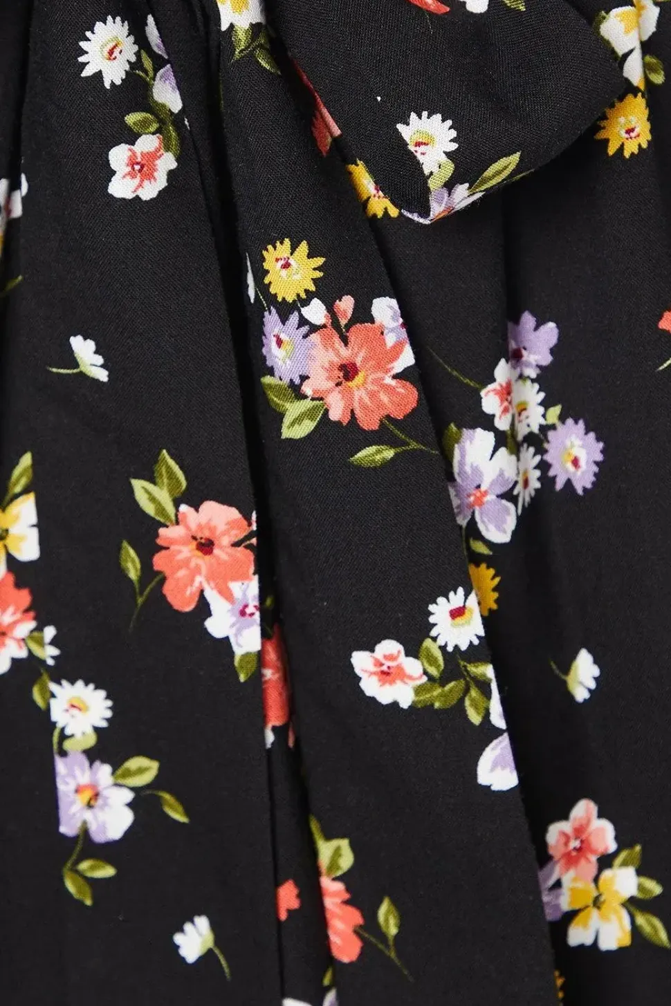 Tall Floral Print Belted Mini Dress