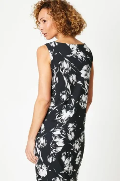 Tall Floral Sleeveless Jersey Shift Dress