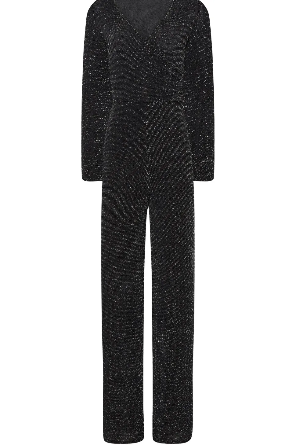 Tall Glitter Wrap Jumpsuit
