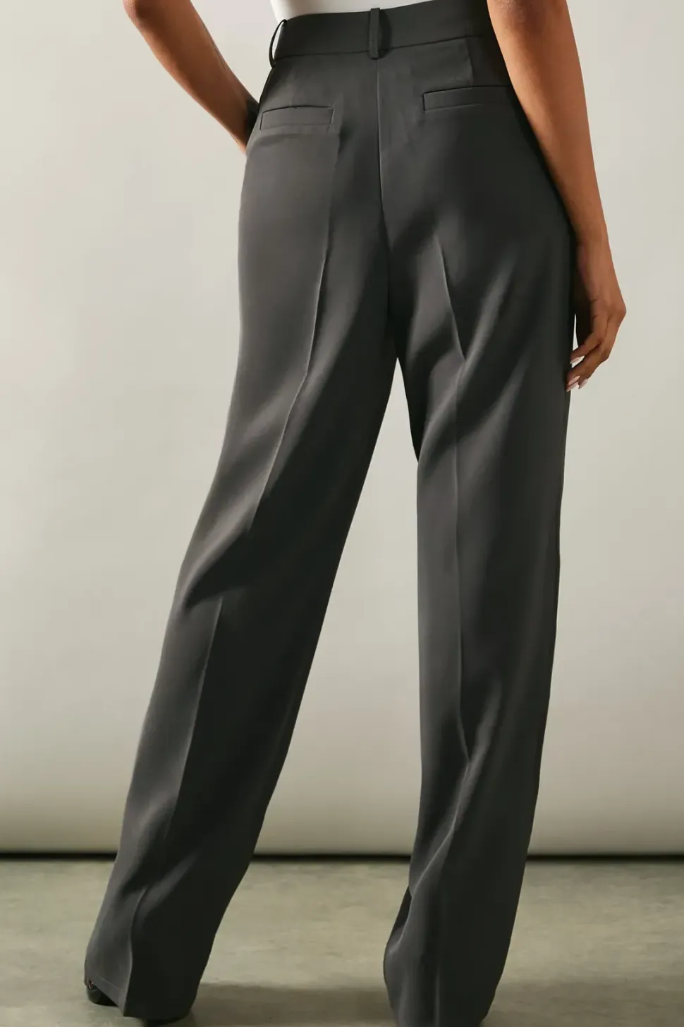 Tall High Waist Straight Leg Trouser