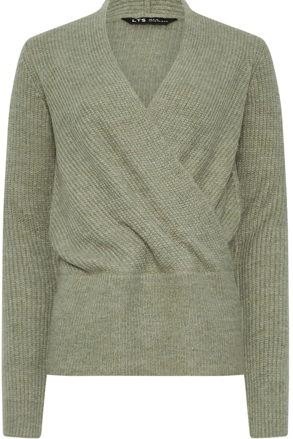 Tall Knitted Wrap Jumper